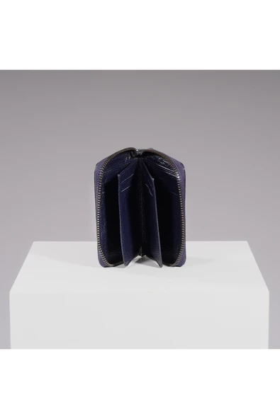 DEERDERİ Rhode Vintage Hakiki Deri Fermuarlı Kartlık Cüzdan - Resim 4