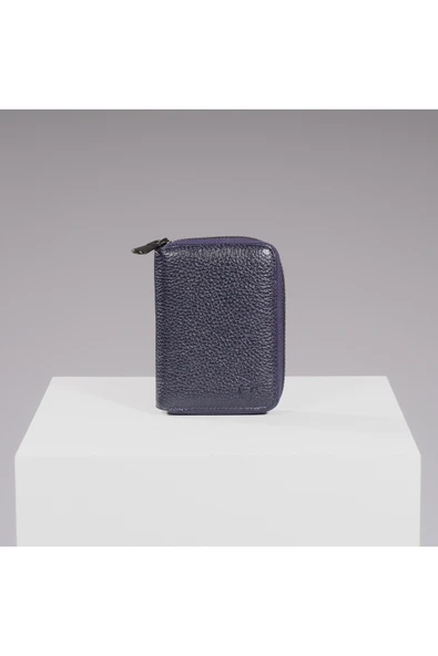 DEERDERİ Rhode Vintage Hakiki Deri Fermuarlı Kartlık Cüzdan ürün görseli 1