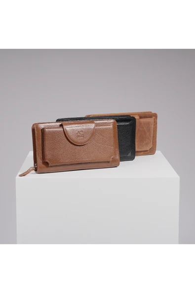 DEERDERİ Hestia Hakiki & Vintage Deri El Çantası - Resim 5