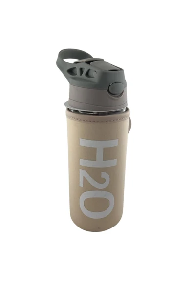 Tohana H2o Kılıflı Pipetli Cam Matara 500 ML - Resim 2