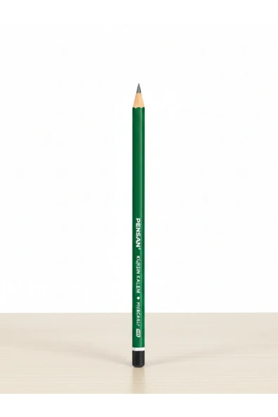 Pensan HB Köşeli Mercanlı Kurşun Kalem 1 Adet ürün görseli 1