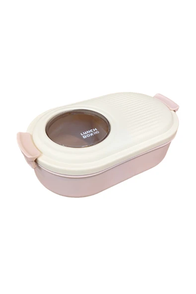 Dörtel Tedarik Sevimli Öğle Yemeği Kutusu, Okulda Gençler ve Çocuklar için Taşınabilir 2 Bölmeli Saklama Kabı ürün görseli 1