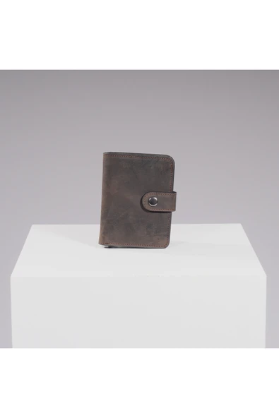 DEERDERİ Thyke Vintage Deri Cüzdan Kartlık ürün görseli 1