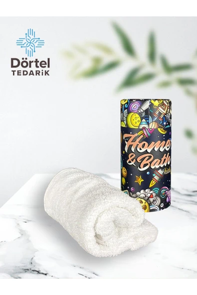 Dörtel Tedarik Özel Kutusunda 50x90 Cm El&yüz Havlusu Havlu ürün görseli 1