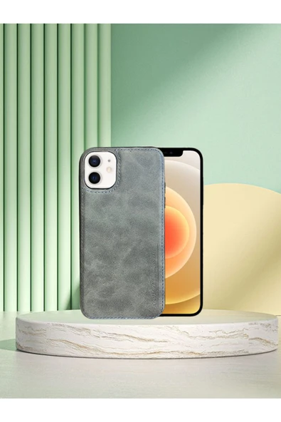 DEERDERİ Juno Iphone 11 Hakiki Deri Koruyucu Kılıf ürün görseli 1