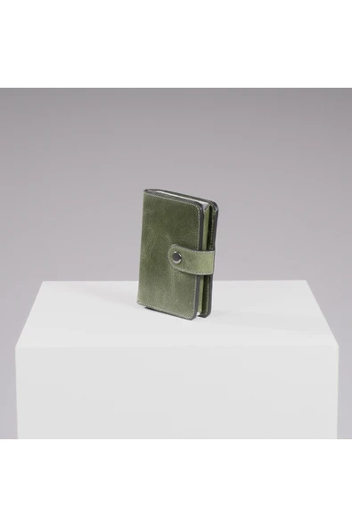 DEERDERİ Thyke Vintage Deri Cüzdan Kartlık - Resim 5