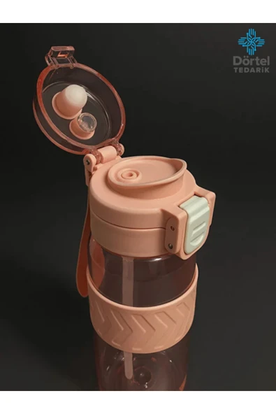 Tohana H2O Kilitli Kapaklı Tritan Suluk 1000 ml BPA İçermez, Sızdırmaz, Dayanıklı Spor ve Günlük Matara - Resim 4