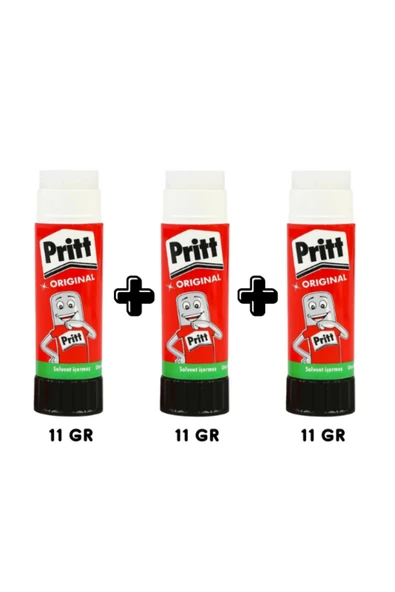 Pritt Stick Yapıştırıcı 11 gr 3'lü Paket ürün görseli 1