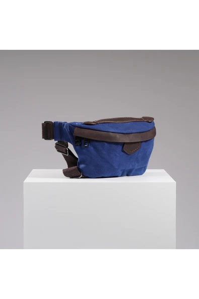 DEERDERİ Vesta Kanvas Bel Çantası Lacivert - Resim 3
