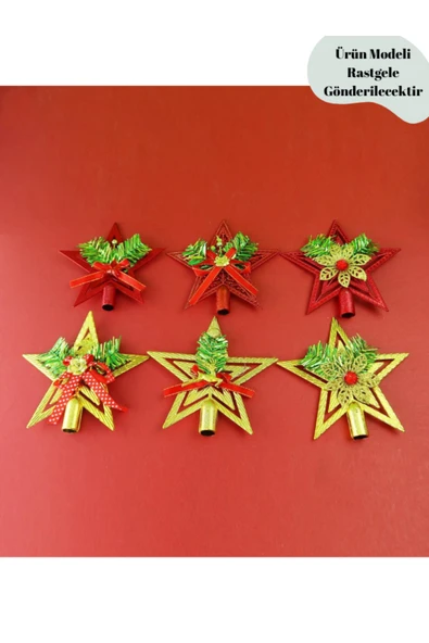 Bam Yılbaşı Ağacı Süsü Ağaç Yıldızı 15 Cm 1766 ürün görseli 1