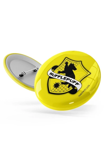 GiFi Rozet & Broş Harry Potter Hufflepuff 4 Adet Warner Bros. Lisanslı - Resim 3