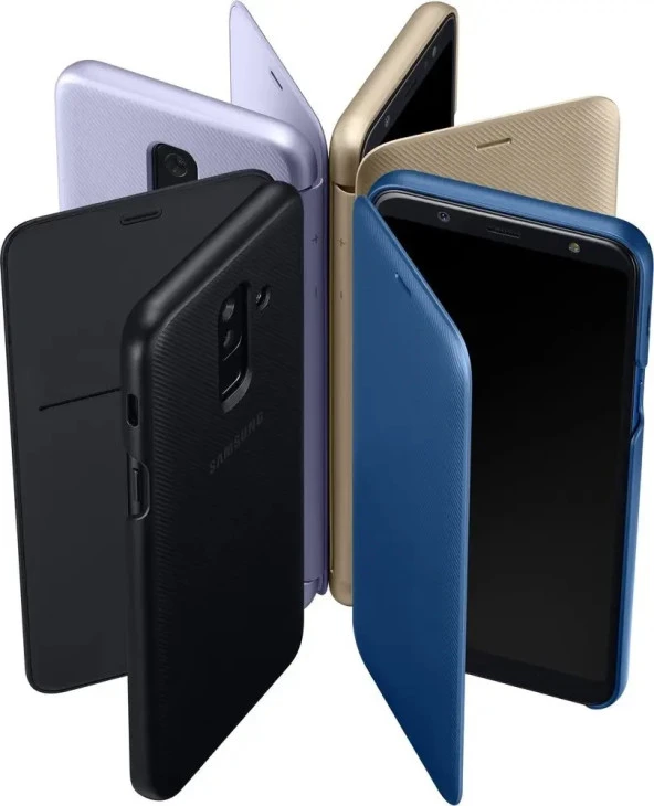 Samsung Galaxy A6+ Plus Flip Wallet Kapaklı Cüzdan Kılıf