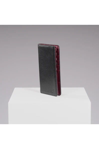 DEERDERİ Hypnos Hakiki Deri Telefon Bölmeli Portföy Cüzdan - Resim 2