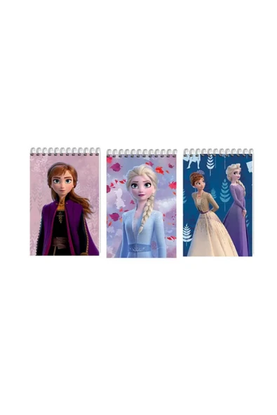 KESKİN COLOR Keskin Color Bloknot Spiralli Frozen 42 YP A7 3'lü 140100-92 ürün görseli 1