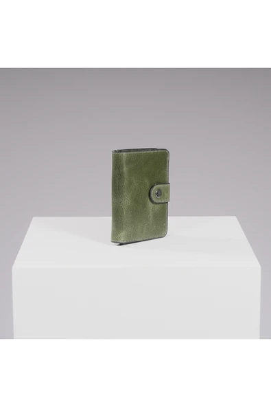 DEERDERİ Thyke Vintage Deri Cüzdan Kartlık - Resim 4