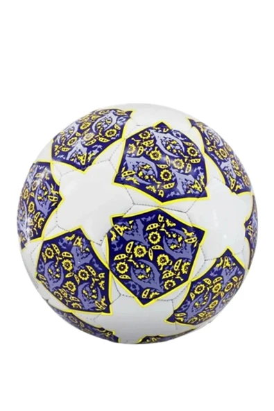 Dörtel Tedarik Şampiyonlar Ligi Topu Halı Saha Çim Saha Beton Zemin Dikişli Yüksek Kalite Futbol Topu Mavi - Resim 5