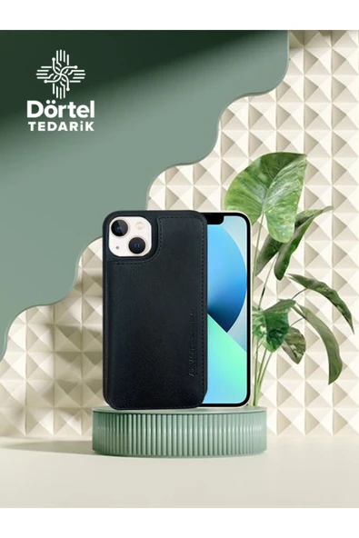 DEERDERİ Helen İphone Hakiki Deri Telefon Kılıfı Uyumlu Iphone 13/14/15 ürün görseli 1