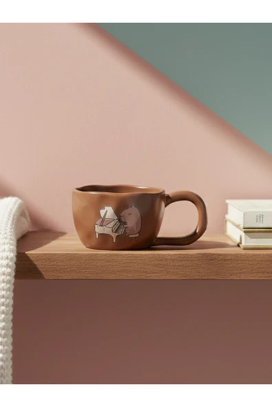 Bam Capybara Moments Temalı Seramik Kupa ürün görseli 1