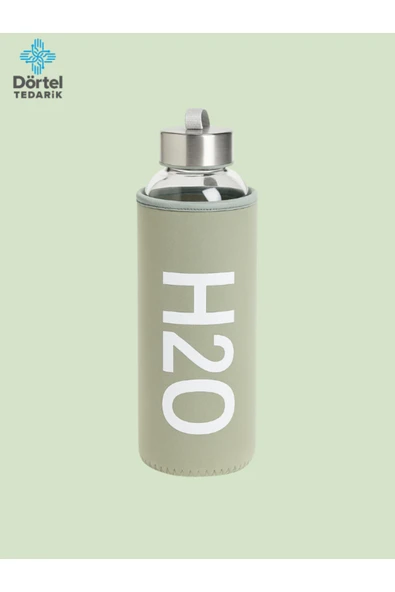 Tohana H2o Kılıflı Cam Matara 500 ML ürün görseli 1