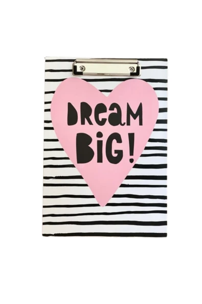 Dörtel Tedarik Dream Big Temalı Kapaksız Sekreterlik Dosya ürün görseli 1