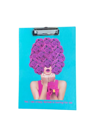 Dörtel Tedarik I am Crazy Temalı Kapaksız Sekreterlik Dosya ürün görseli 1