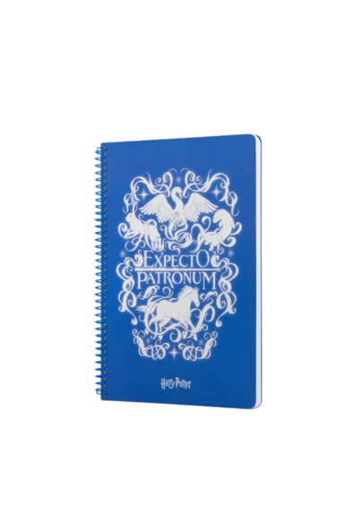 Dörtel Tedarik Spiralli Defter Harry Potter Expecto Mavi Çizgili Defter 80 YP.17x24 DFT-388449 ürün görseli 1