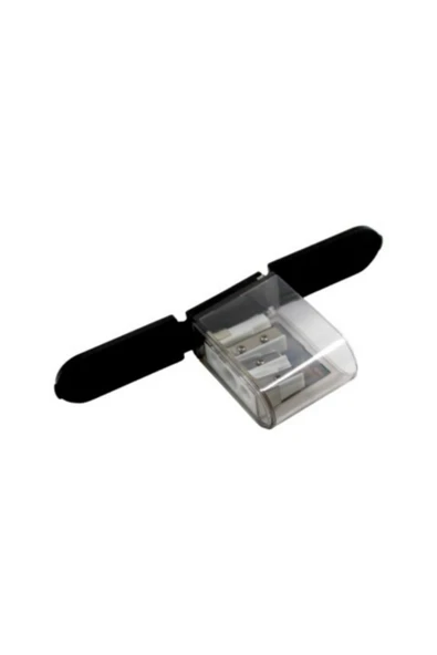 Otto Kalemtıraş Örümcek Adam Hazneli 3 Bıçaklı Siyah 44682 - Resim 4