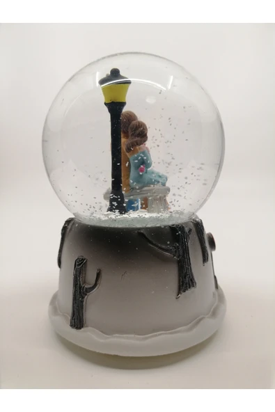Tohana Orta Boy Işıklı Müzikli Kar Küresi - Resim 2