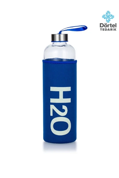 Tohana H2o Kılıflı Cam Matara 750 ML - Resim 4