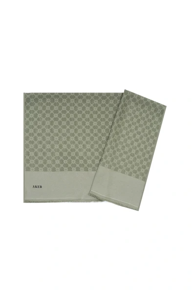 AKER ELEGANCE MONOGRAM ŞAL 1090100-952 ürün görseli 1