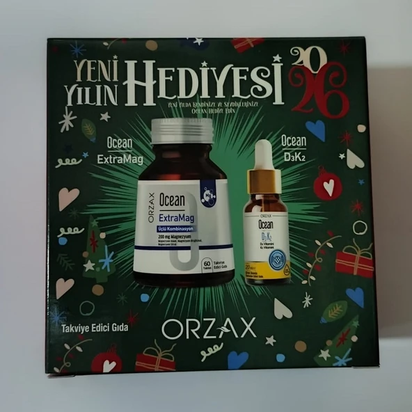 Ocean Yılbaşı Seti - Extramag 60 Tablet + D3K2 Damla 20 ml ürün görseli 1