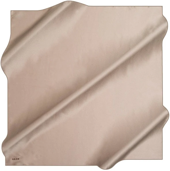 AKER DÜZ TAŞLANMIŞ İPEK EŞARP 7747758-373 ürün görseli 1