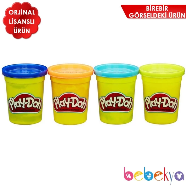 Play-Doh 4 lü Oyun Hamuru Baskın Renkler PlayDoh FIRSAT ÜRÜNÜ