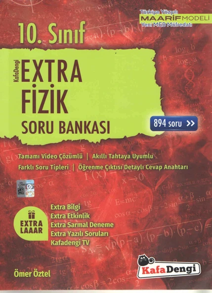 10.Sınıf Extra Fizik Soru Bankası Kafadengi ürün görseli 1