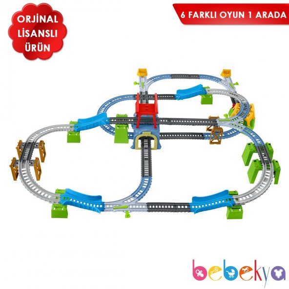 Orjinal Fisher Price Thomas ve Arkadaşları Percy Büyük Macera Oyun Seti 6 Oyun 1 Arada Thomas & Friends TrackMaster Oyun Seti 6 in 1 GBN45 - 2
