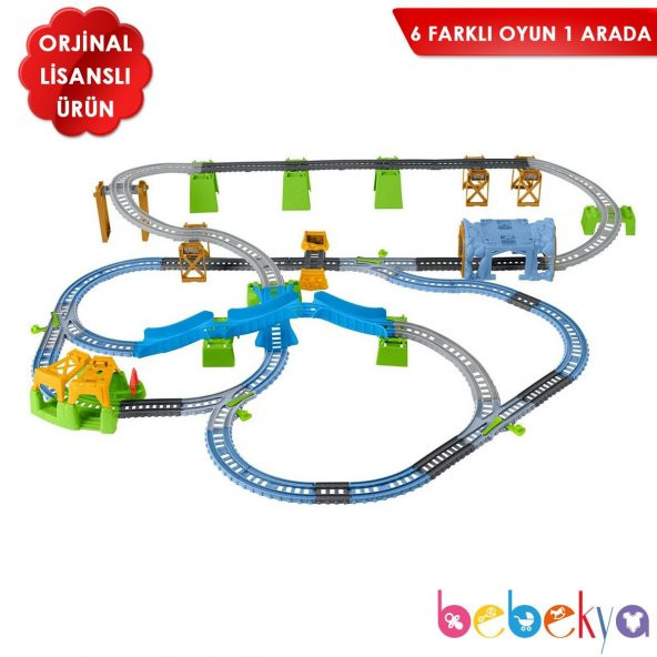 Orjinal Fisher Price Thomas ve Arkadaşları Percy Büyük Macera Oyun Seti 6 Oyun 1 Arada Thomas & Friends TrackMaster Oyun Seti 6 in 1 GBN45 - 3