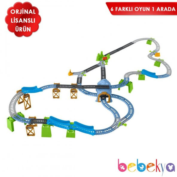 Orjinal Fisher Price Thomas ve Arkadaşları Percy Büyük Macera Oyun Seti 6 Oyun 1 Arada Thomas & Friends TrackMaster Oyun Seti 6 in 1 GBN45 - 4