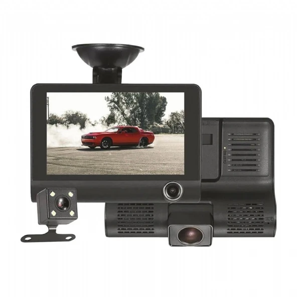 JSD-40 ARAÇ KAYIT CİHAZI YENİ NESİL 3 KAMERALI ürün görseli 1