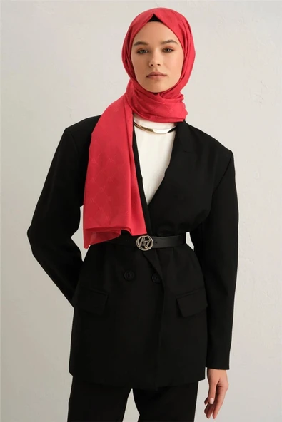 ARMİNE TREND MONOGRAM ŞAL 1 3207 ürün görseli 1