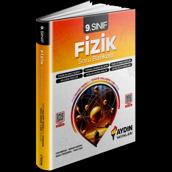 AYDIN 9.SINIF FİZİK SORU BANKASI ürün görseli 1