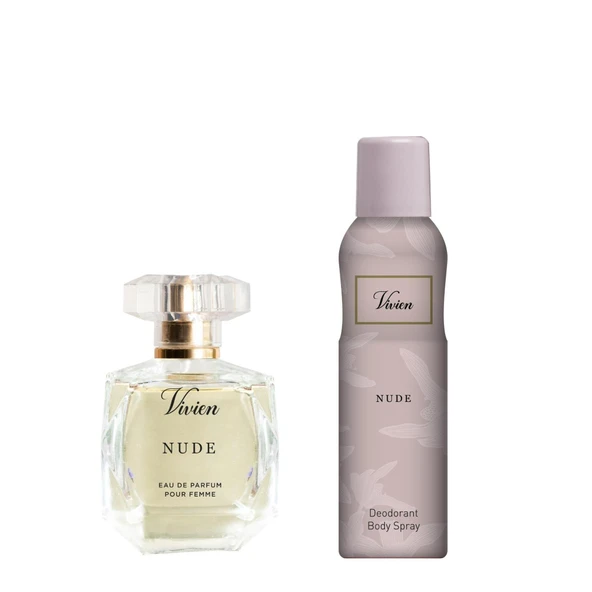 Vivien Nude Kadın Parfüm 100 ml ve Deodorant150 ml Seti ürün görseli 1