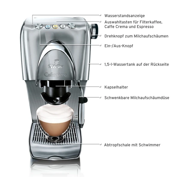 Tchibo Cafissimo Classic Espresso Makinesi (KUTU HASARLI ) ürün görseli 1