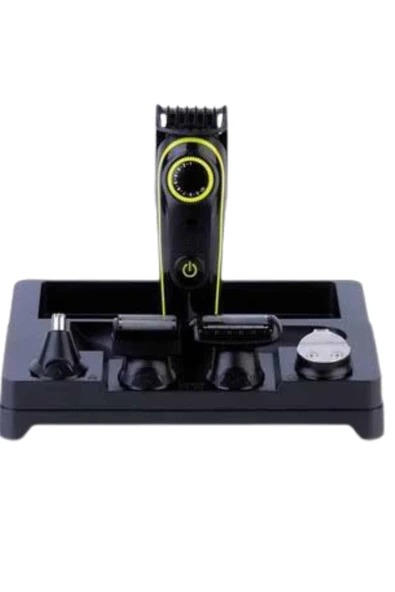 Saç Sakal Vücut Tıraş Makinesi 5in1 Kablosuz Burun Kulak Tıraş Makinesi - Resim 3