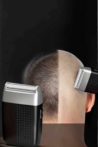 Tıraş Makinesi Mini Sinek Kaydı Şarjlı Taşınabilir Paslanmaz Çelik - Resim 2