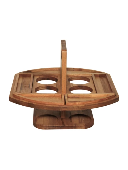 Bira İçecek Sunum Tabağı Doğal Ahşap Çerez Tabağı(KAYIN / GÜRGEN) Ahşap Rengi AHŞAP - 10 ADET - Resim 2