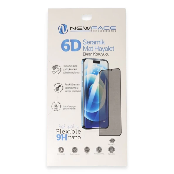 Vivo Y36 6d Antistatik Mat Seramik Hayalet Nano Ekran Koruyucu - Resim 2