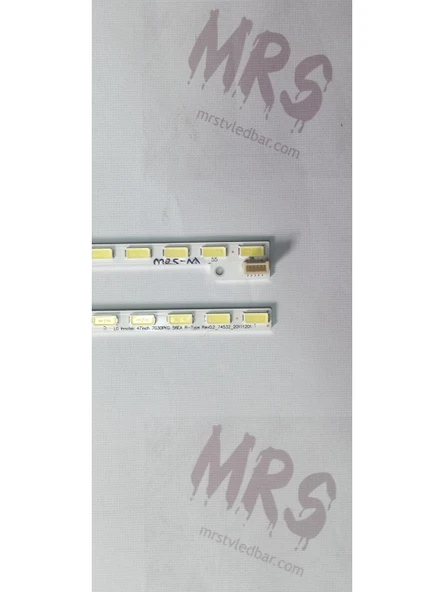 LG 47LS5600-ZC LED BAR, LG INNOTEK 47INCH 7030PKG 56EA L, R-TYPE 5 PIN - Resim 2