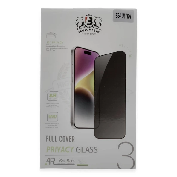 Samsung Galaxy S24 Ultra Bilvis Hayalet Cam Ekran Koruyucu ürün görseli 1