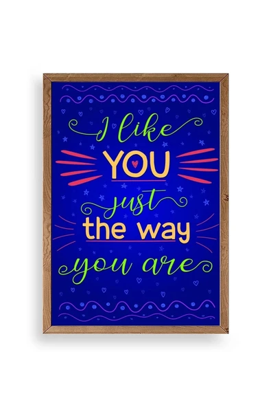 Motto Ahşap Çerçeveli Tablo ürün görseli 1