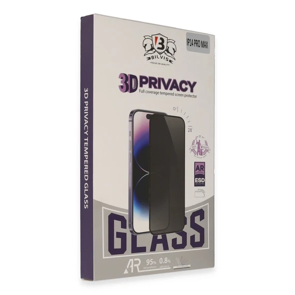 İphone 13 Pro Max Bilvis 3d Hayalet Cam Ekran Koruyucu ürün görseli 1